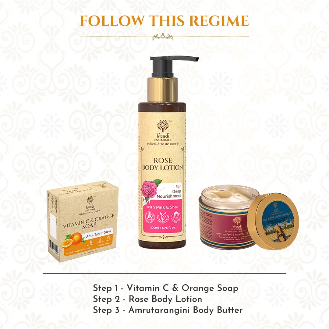 Khadi Essentials Vitamin C Herbal Handmade Bathing Soap for Nourishing Anti-Pigmentation & Glowing Skin Low Prices