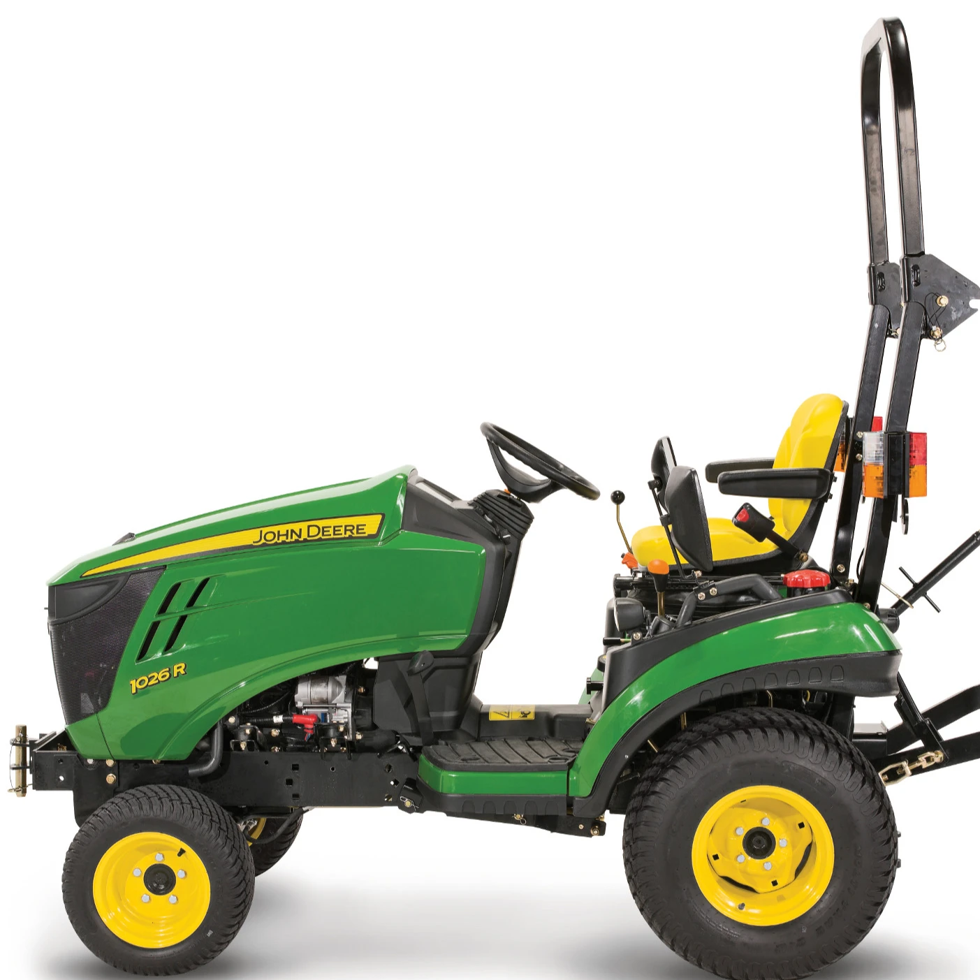 Лидер продаж, маленький трактор John Dere 1026R, зеленый ремень сцепления, двигатель с ключом, мощный, теперь доступен в наличии