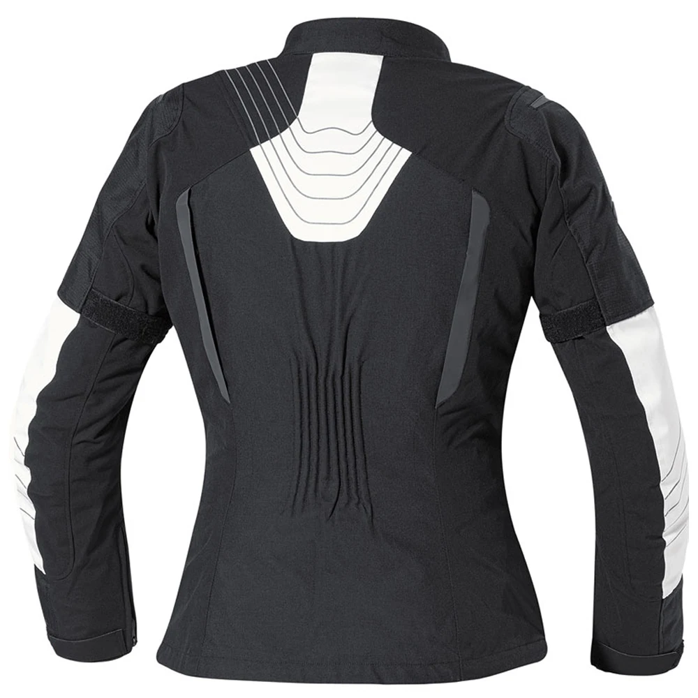 Customize women best motorcycle bike riding textile/touring jacket with certified protector ladies motorbike textile jacket