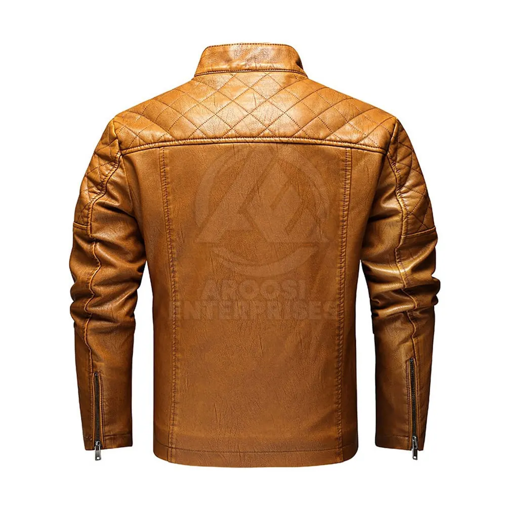 Top Selling Men Winter Sheep Leather Jacket Pakistan Best Quality Men Winter Leather jacket