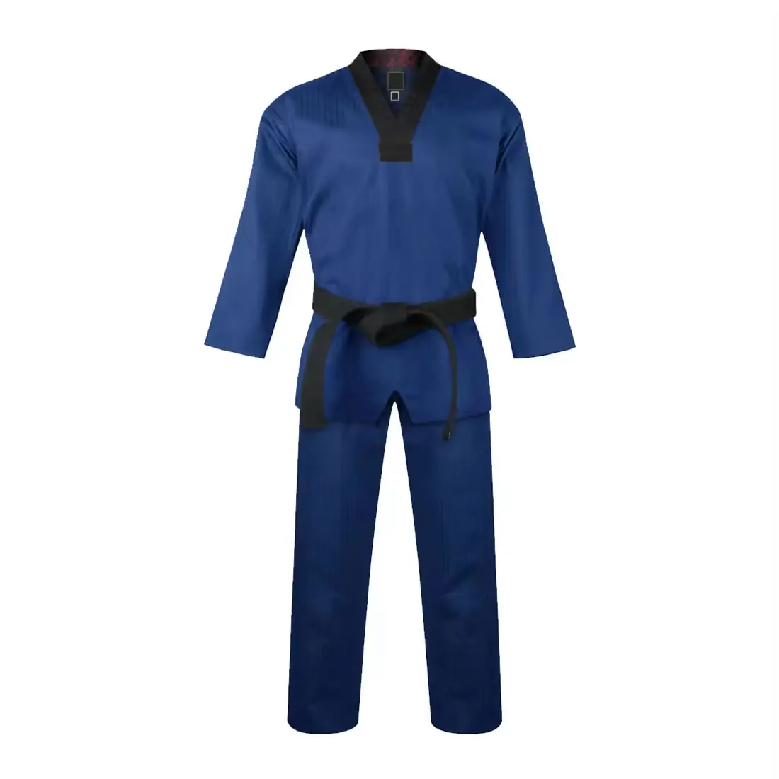 High Quality Wholesale Taekwondo Clothes Adult Blue Black Martial Arts Wear Taekwondo Uniform Custom Karate Uniform with logo