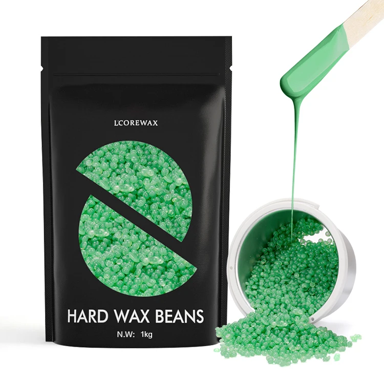 Lcorewax home waxing wholesale body wax brazilian armpit chest painless hard wax beads
