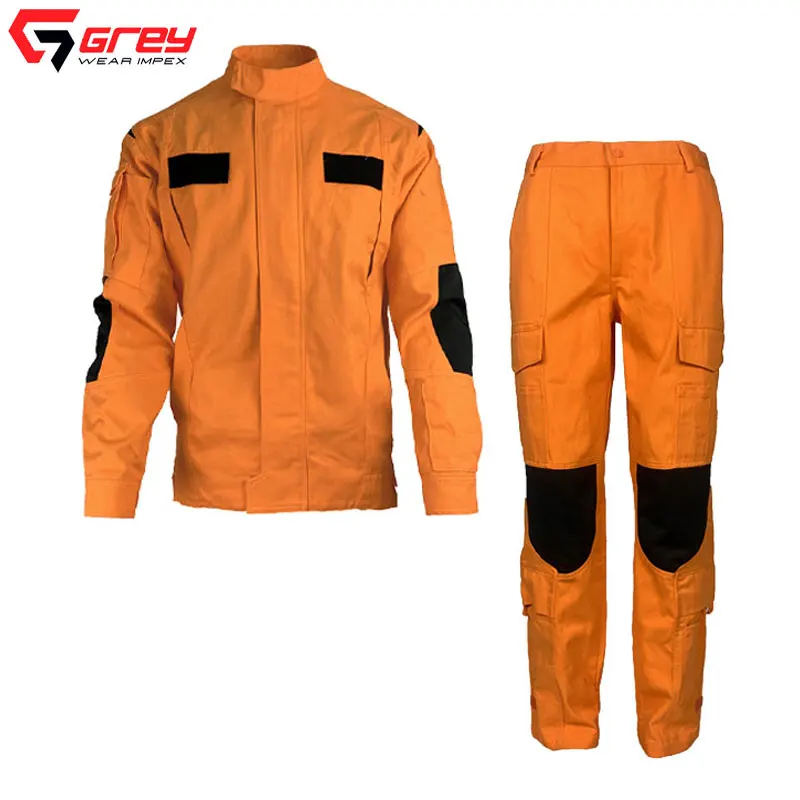 Fire Fighting Suit for Fireman Pants Coat Red Set PVC Layer Anti-High Temperature Fire Emergency Professional Rescue Suit