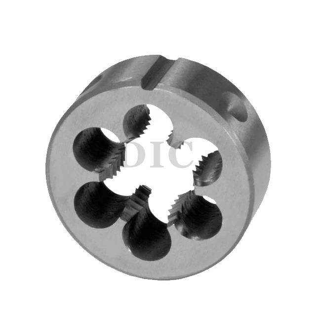 UNF UNC BSW Thread Form Carbon Steel round Dies-HSS Carbide Tap and Die Set for Tapping Metric Standards