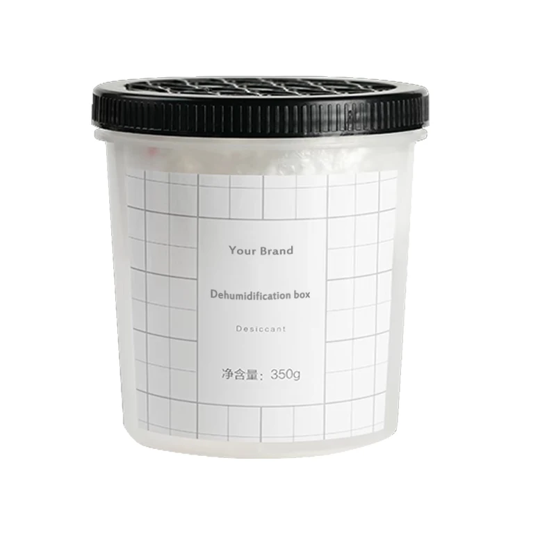 High quality Wholesale 600ml customized interior calcium chloride moisture absorb box for home Wardrobe dehumidifier box