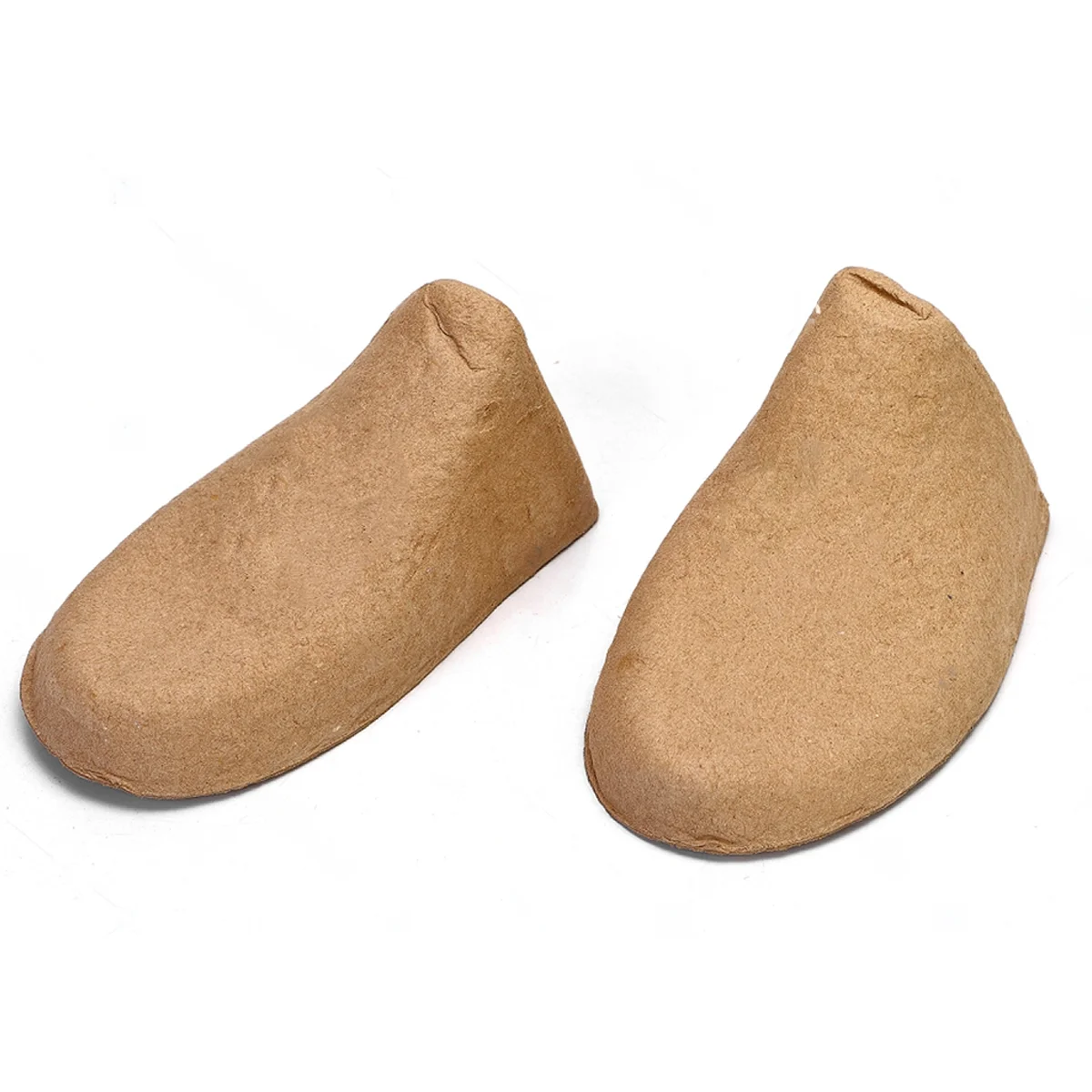 Biodegradable Natural Brown Corrugated Pulp Paper Packaging Eco-Friendly Disposable Shoe Form Fixing Recycled Style for Shoes