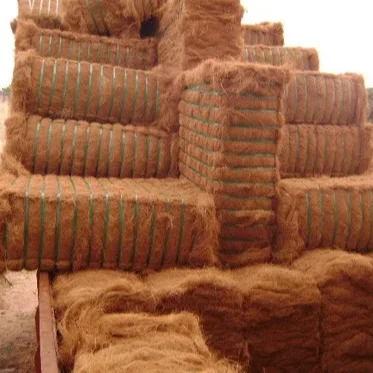 Wholesale Environmentally friendly raw coconut coir used to produce coir mats, jute coir fiber with high quality and cheap price