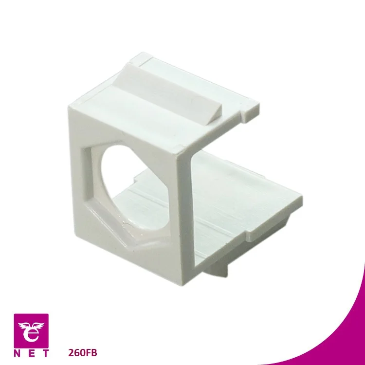 Professional Blank Keystone Jack Inserts for Keystone Wall Plate and Patch Panel