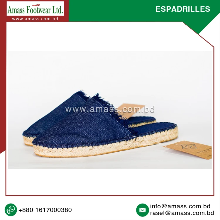Nominal Price Premium Quality OEM / ODM Supply Customized Espadrilles Shoes from Trusted Manufacturer