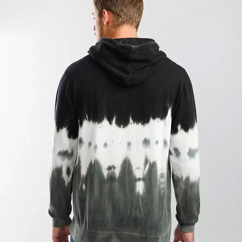 Wholesale Factory Made Custom Design Warm Winter Classic Fit Soft Tech Cotton Fashion Designer Pullover Tie Dye Hoodies