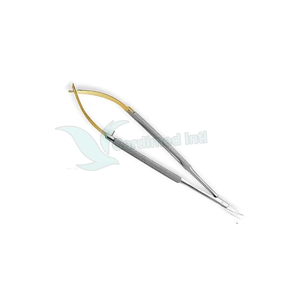 Pakistan Made Micro Needle Holders With Catch Stainless Steel Vascular Needle Holder Surgical Instruments
