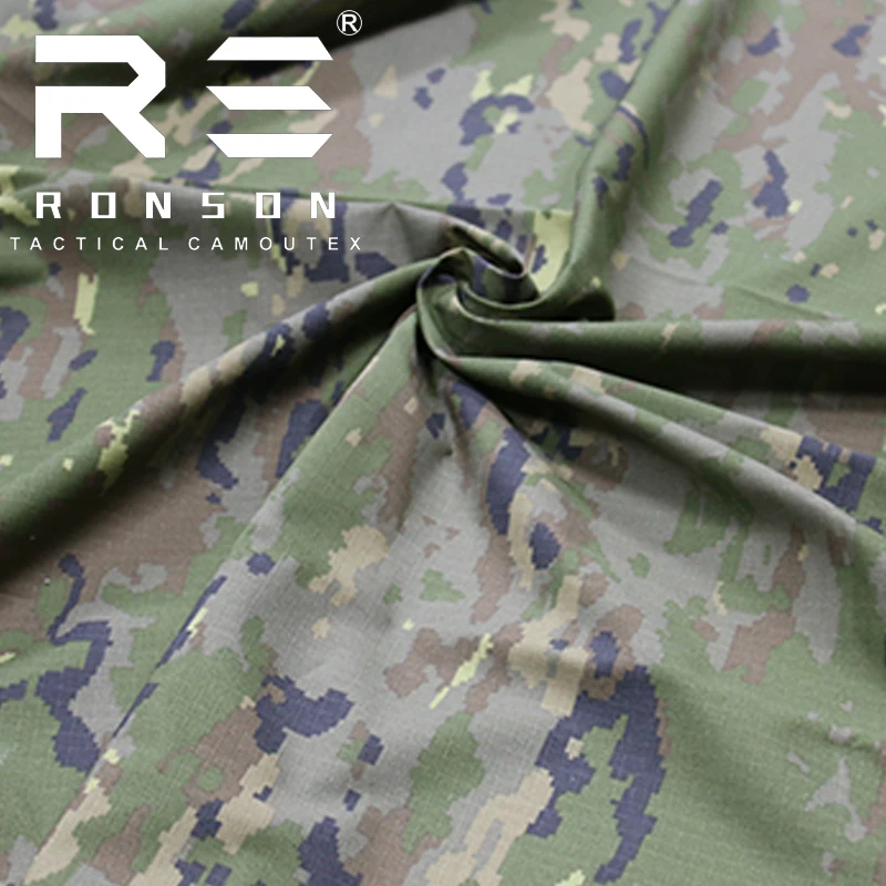 65%Poly 35%cotton Spain Camo Tactical Camouflage Uniform Textile Waterproof Ripstop Fabric for Garments Bags Skirts Woven Boys