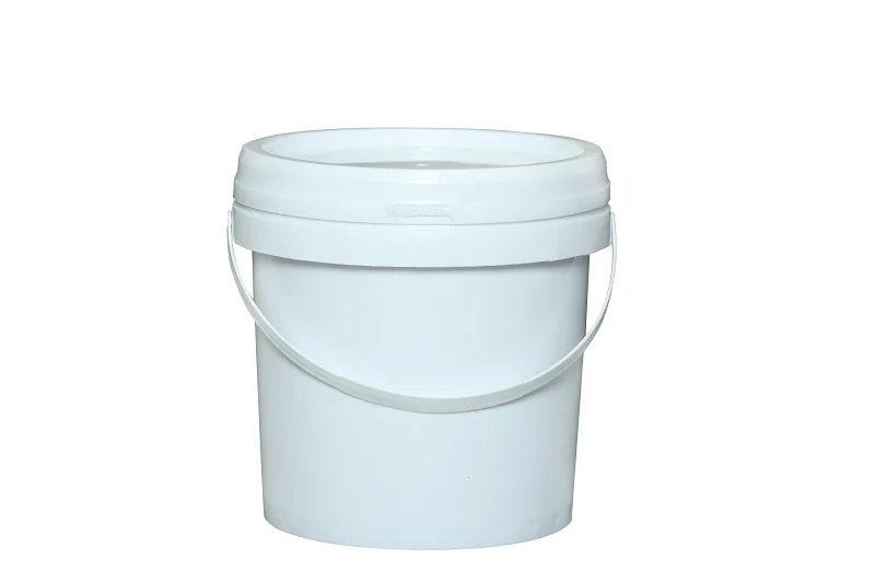 Hot sale 1L clear round plastic bucket with lid bucket for ice cream candy yogurt chocolate sauce