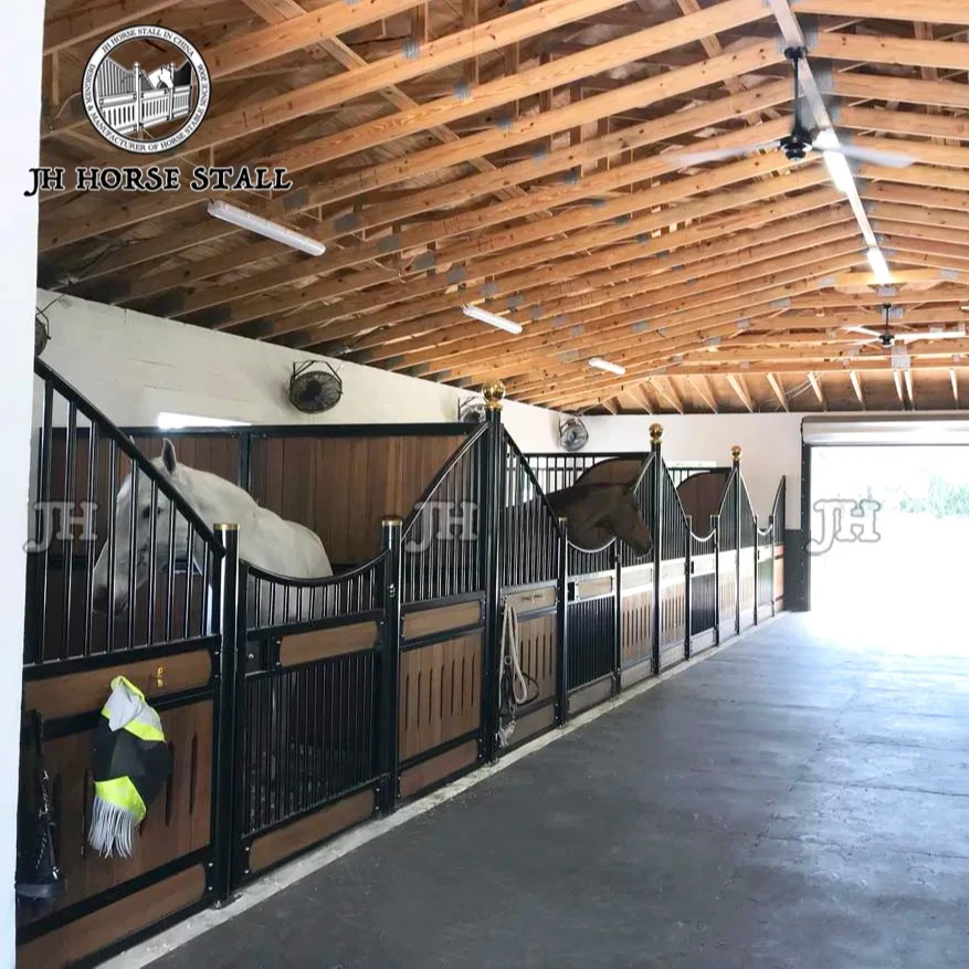 Prefab horse front panels horse stables high density professional horse stall