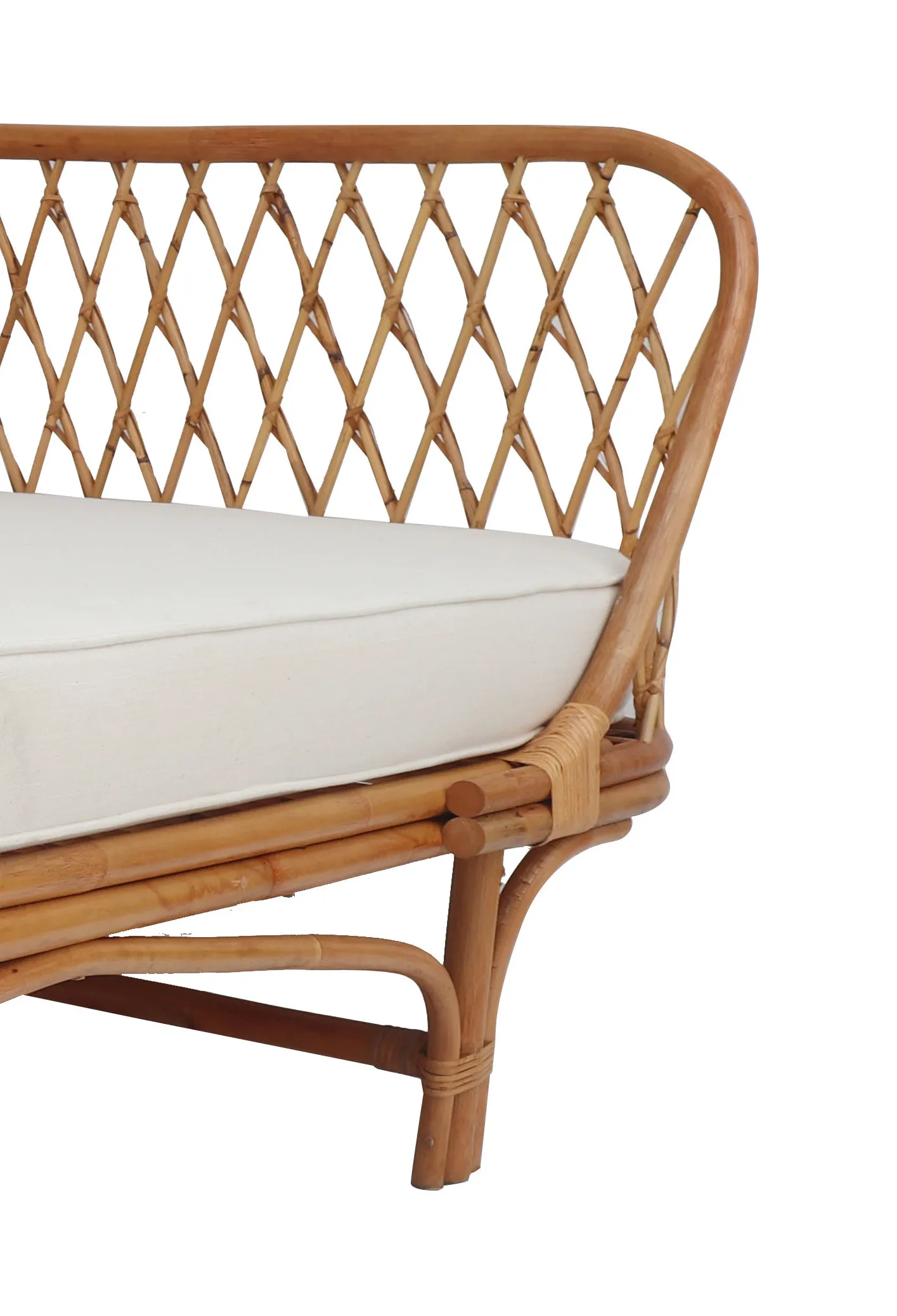 New Modern Design Long Rattan Sofa Bed Wickers Handmade Hot Sales