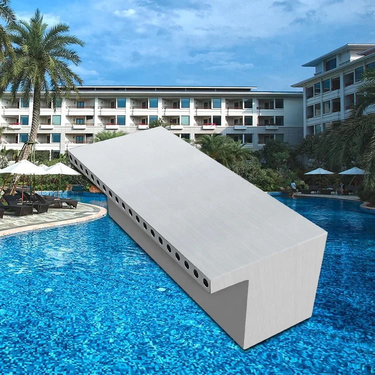 cascada de la piscina pool outdoor decoration pool laminar jet waterfall