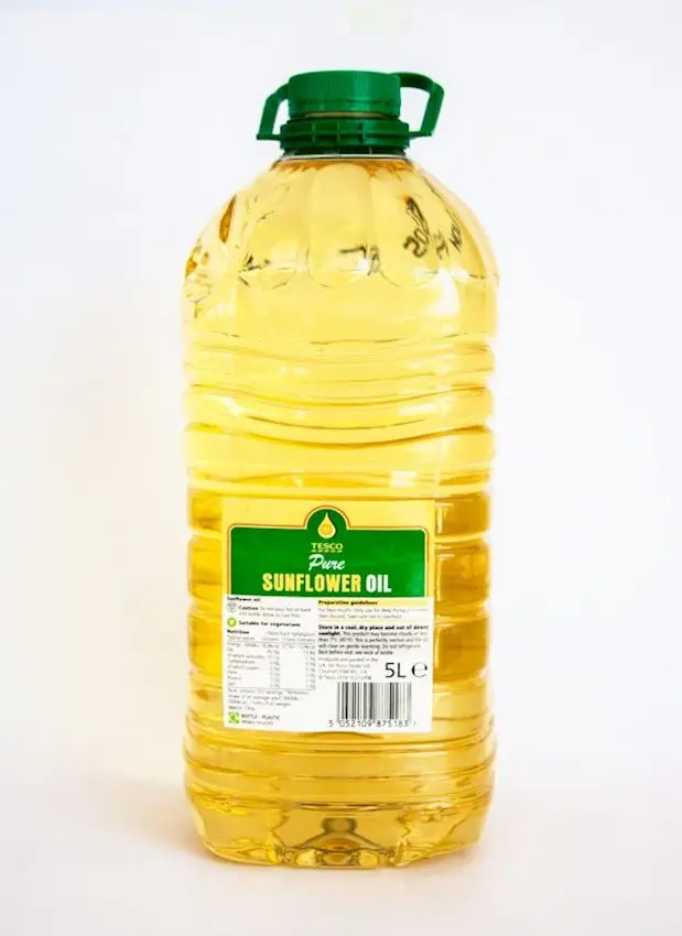 Natural sunflower oil from Belgium