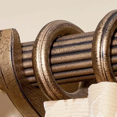 OMG  industries window curtain rods and rails adjustable set decorative pipe extendable double hotel curtain rod bracket
