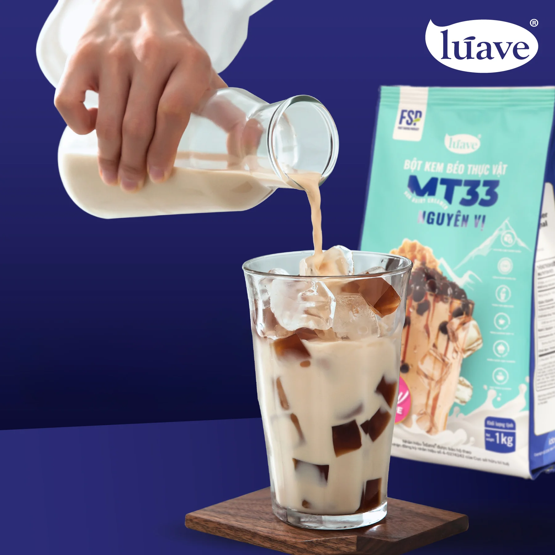 MT33 Original Non-Dairy Creamer Powder Simple to Use for Milk Teas, Coffee & More Maintains Tea Flavor, Ideal for Commercial Use