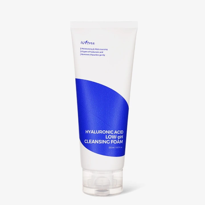 Korea Wholesale IsNtree Hyaluronic Acid Low-Ph Cleansing Foam 150ml 5.07 fl.oz Moisturizing and Mild