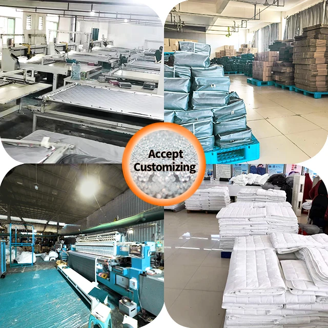 2023 New Custom logo Polyester 5 layers autism weighted throw blanket for Bed Sofa light blue