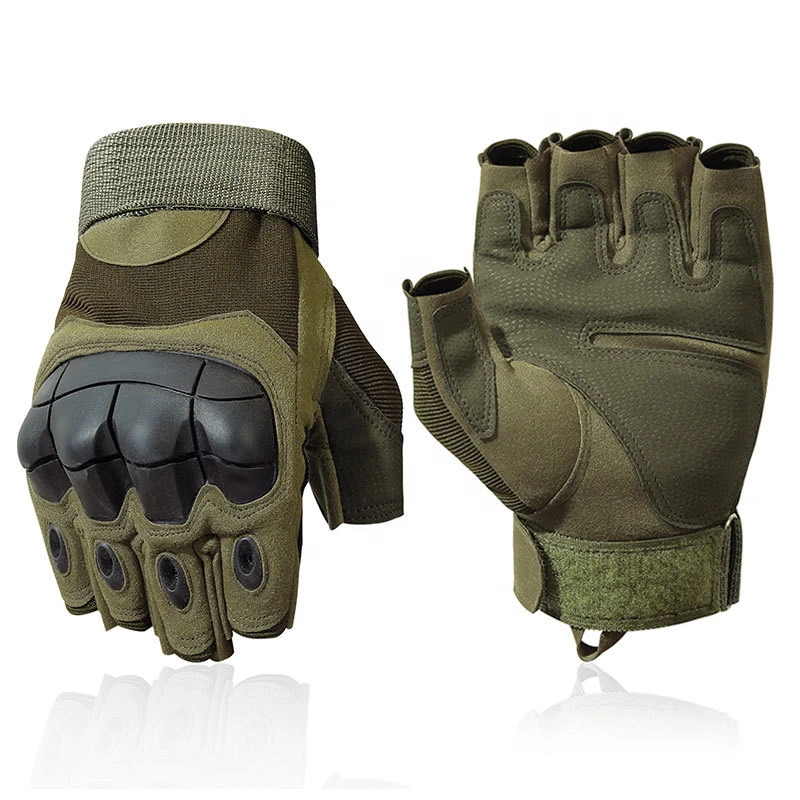 Leather Palm Gloves Safety Work Wholesale Touch Screen Anti Vibration Impact Mechanics Gloves With Custom Design