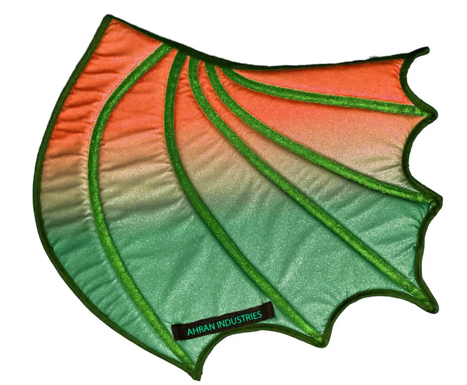 Dragon wing multi colors glitter fabric Printed all sizes Saddle Pads Horse Riding horse grooming Saddle Pads new gradient color