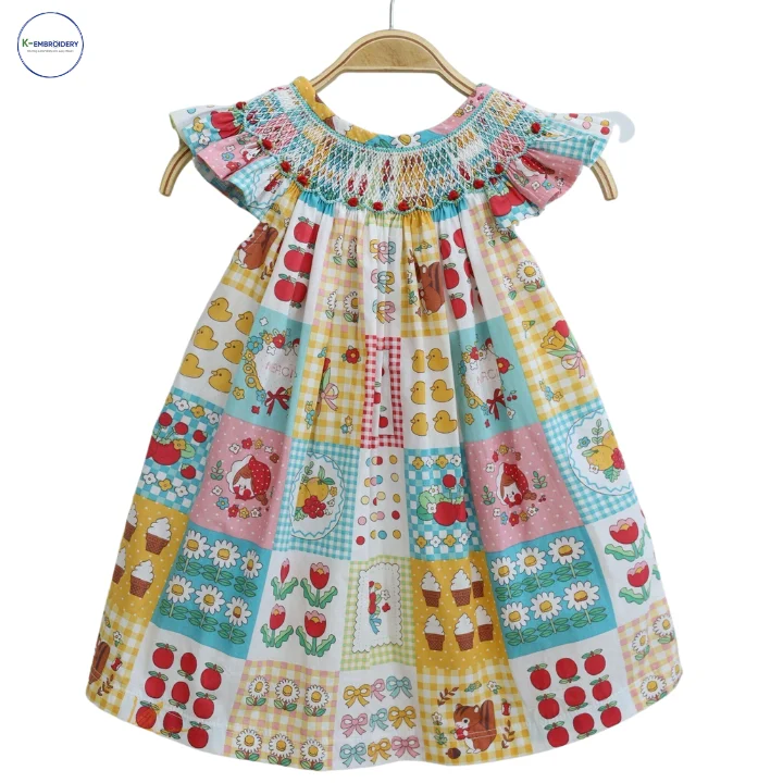 Красивое Красочное платье для малышей высококачественная одежда платья девочек детская