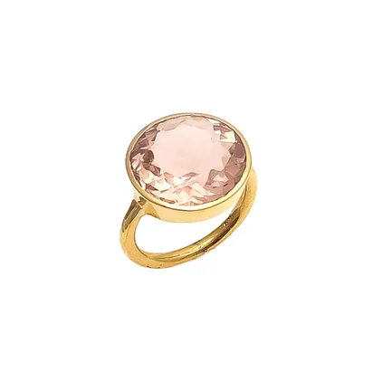 Exclusive Champagne Hydro Jewelry Gold Plated 925 Sterling Silver Basketball Rings