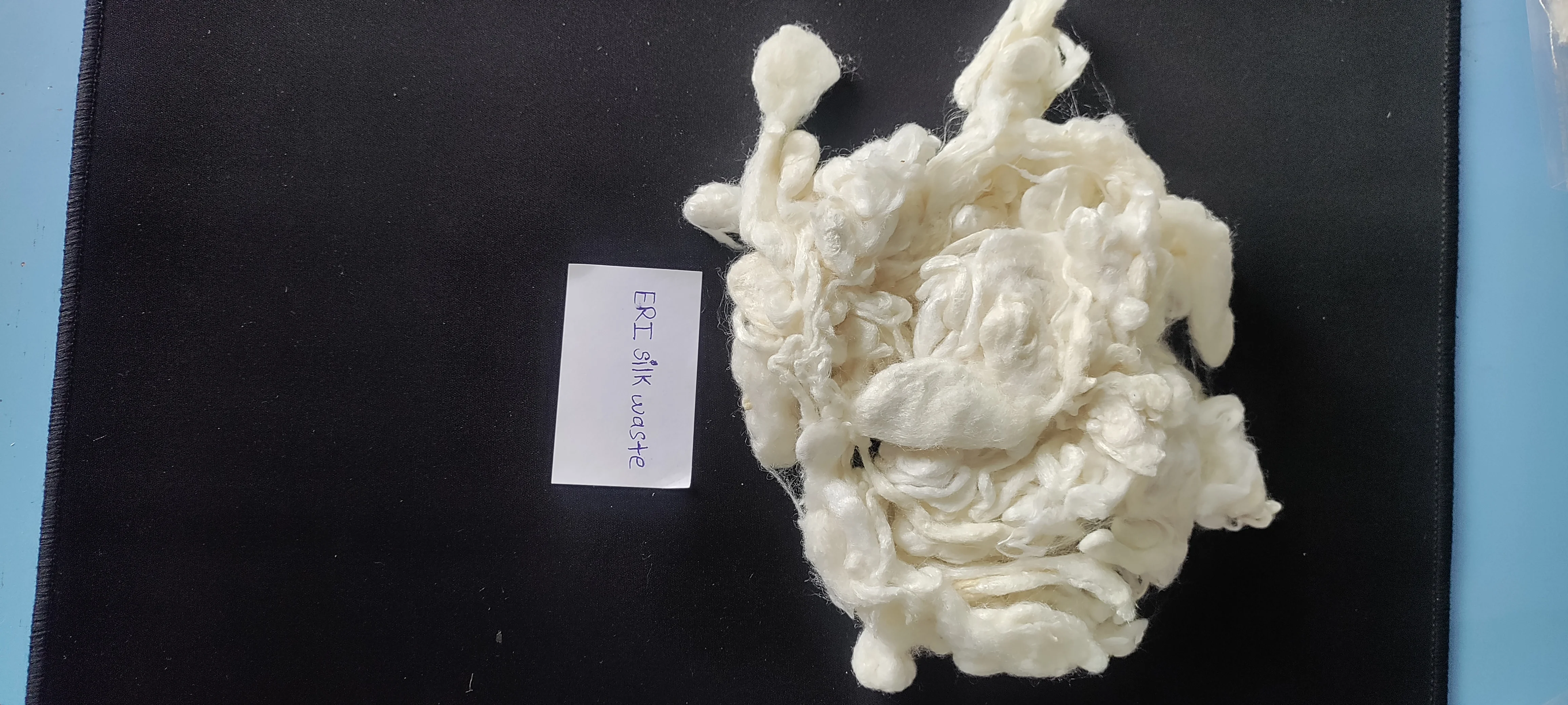 100% natural silk fiber floss ideal for spinners and weavers suitable for textile spinning , ideal for resale