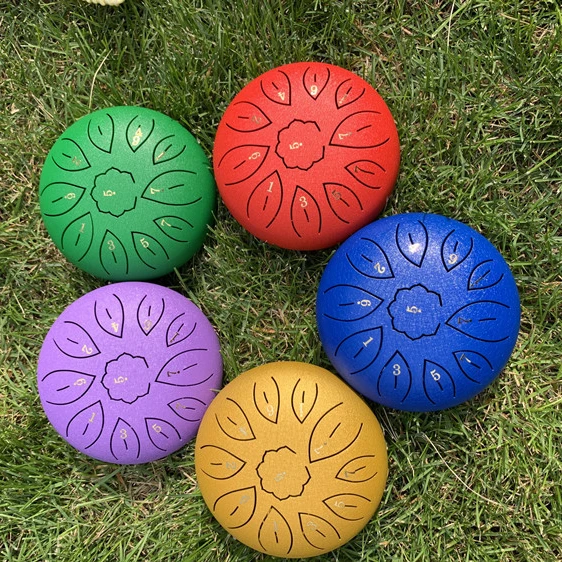 6inch 8note Steel Tongue drum percussion-instrument Handpan with carrying bag and mallets