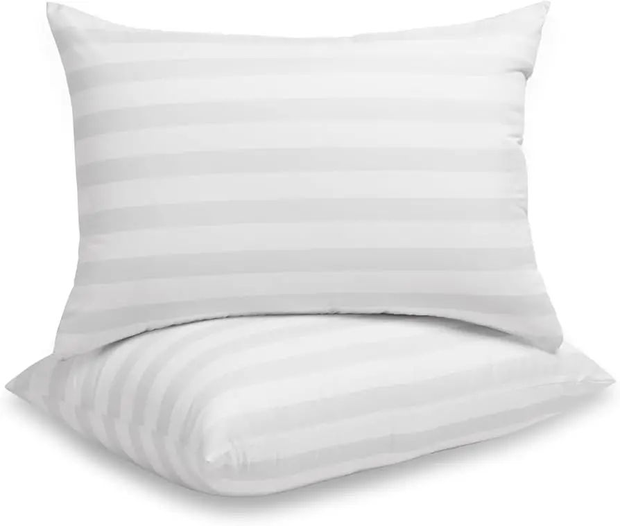 High Quality 4040s 250TC Polycotton Satin Stripe Pattern Bed Linen and Pillowcase Customizable Hotel Cushion Fabric