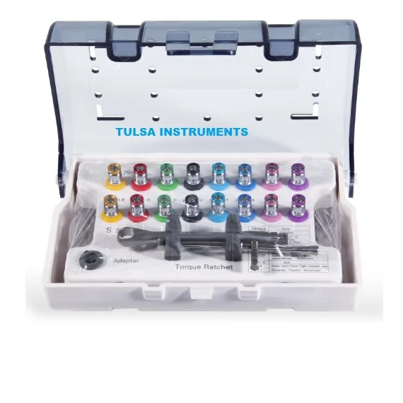 Dental Universal Implant Prosthetic Kit Torque Wrench Screw Drivers Remover