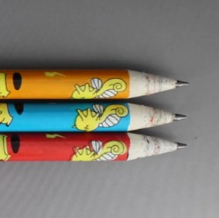 China factory top sale color recycled newspaper pencil