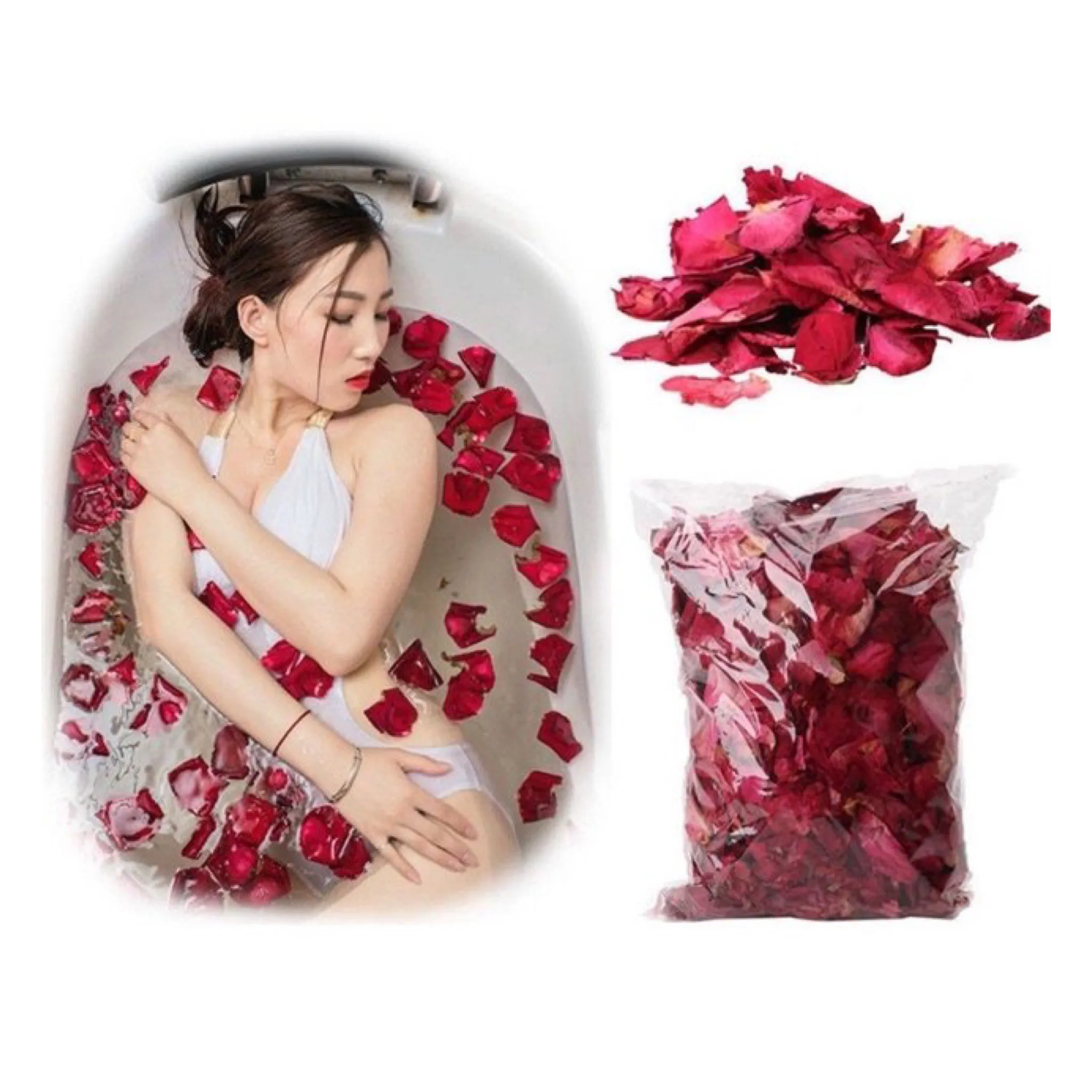 High Quality Natural Dried Rose Tea Edible Rose Petals for Tea or Baking/ Dry Rose Buds For Wedding And Bathing 99 Gold Data