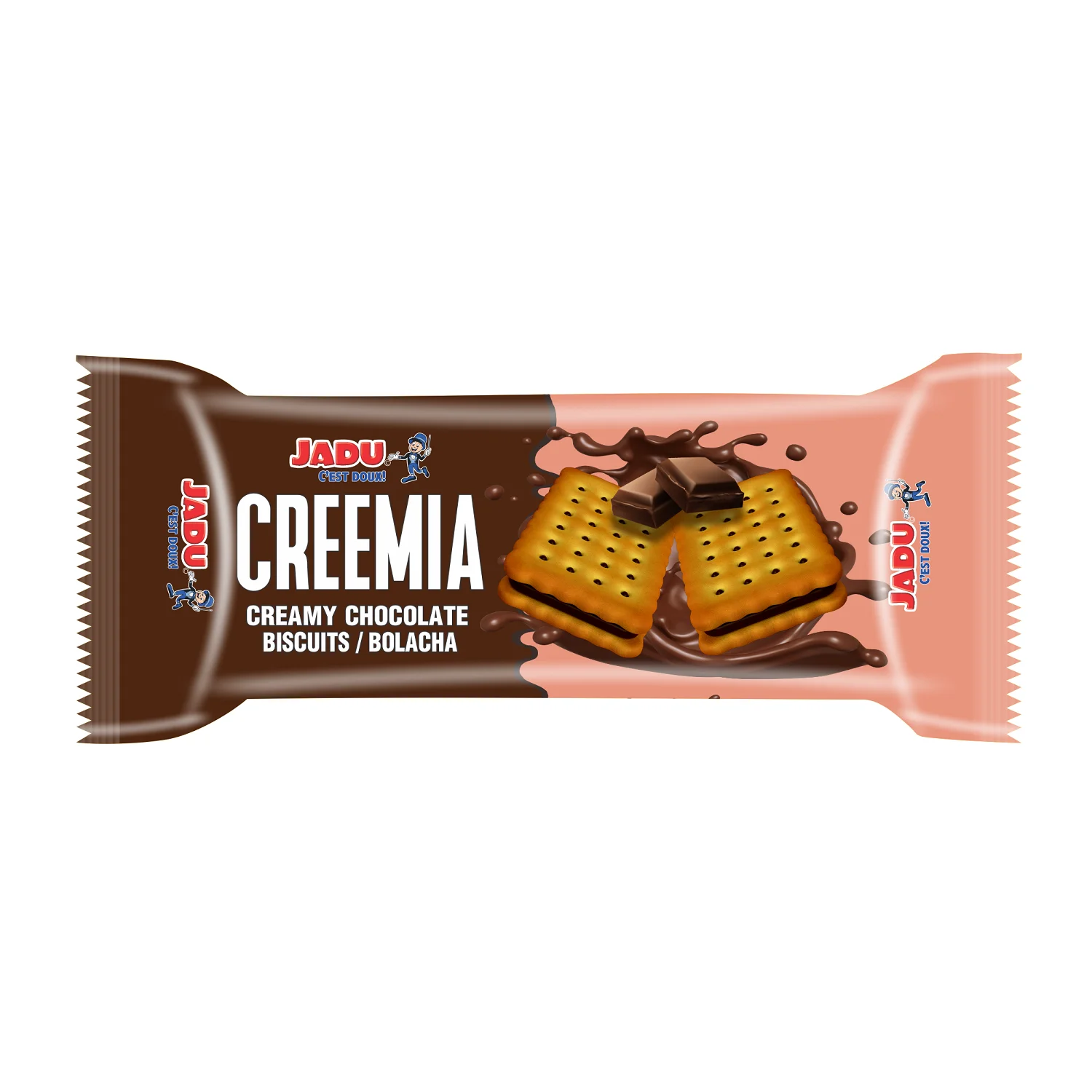Newly Arrival Creemia Cream Sandwich Biscuits with Customized Design Label Packing For Sale By Indian Exporters