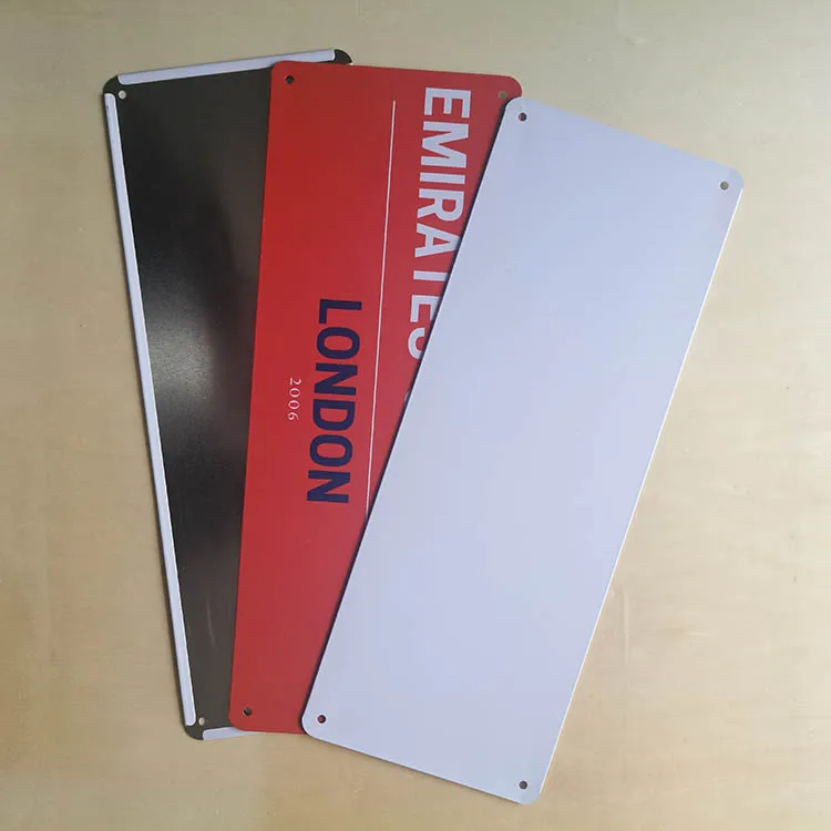 Hot sale Vintage metal signs 10*40CM Classic Customized Blank tin sign wall plate Wall decoration Metal Poster For Wholesale