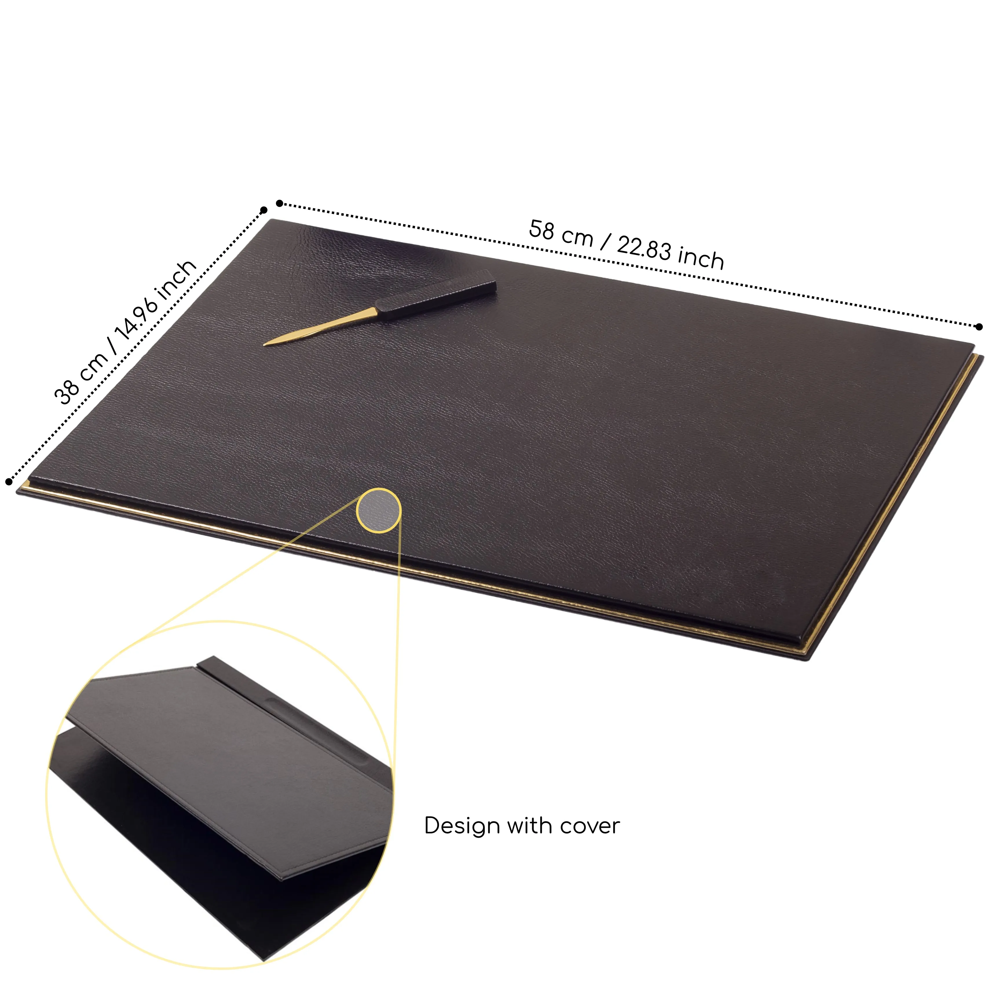 Luxury 7 Pieces Genuine Leather Desk Sets Office Supplies Desk Organizer Office Accessories Stationary Set Desk Accessories