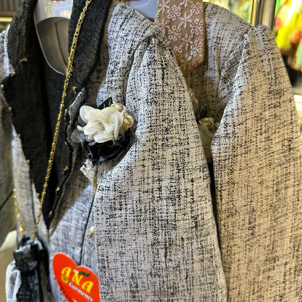 2024 New design party dress style cotton frock latest cotton baby dress designs with handbag