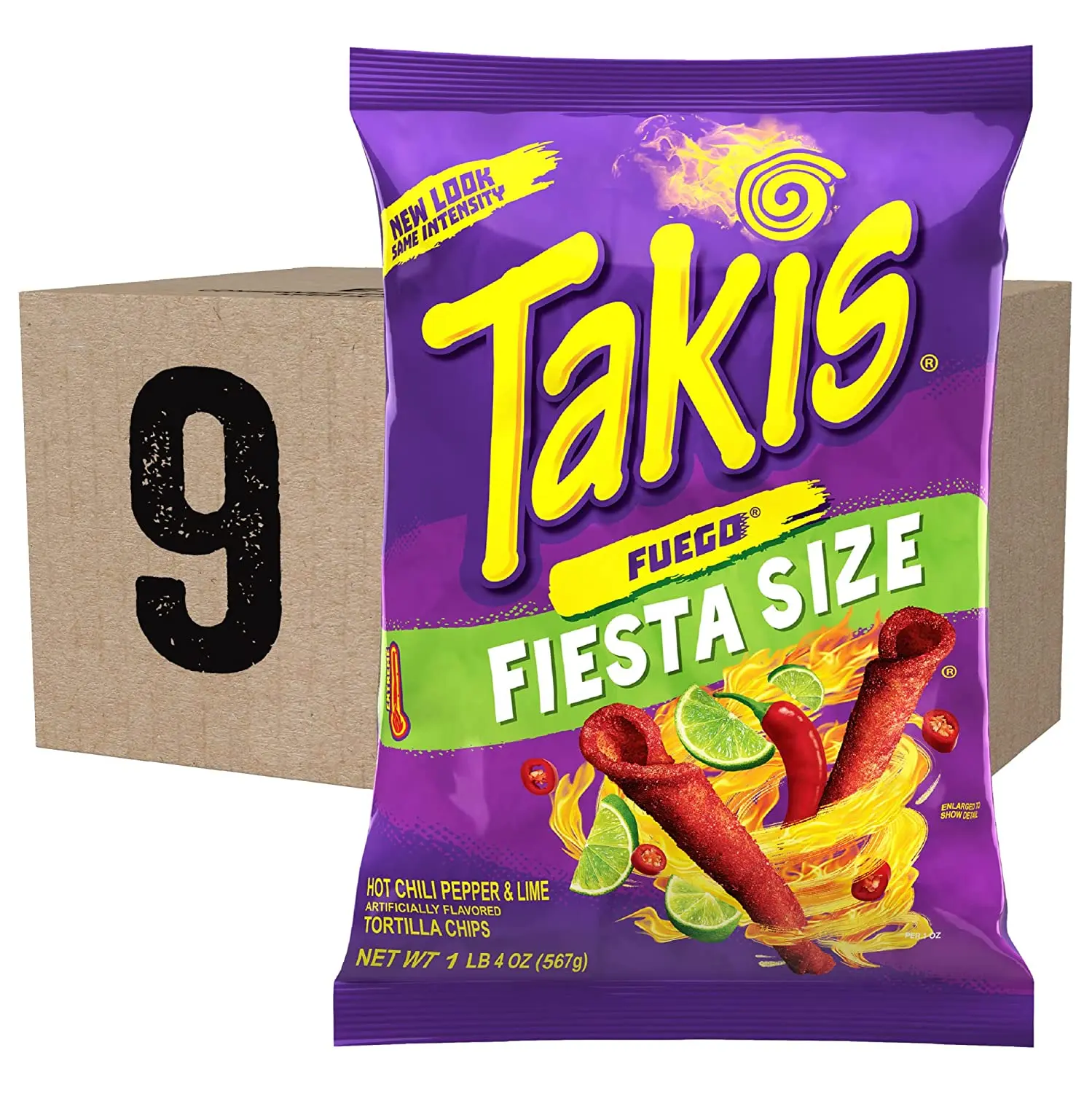 Takis roll shaped tortilla snacks Takis Fuego Rolled Tortilla Chips