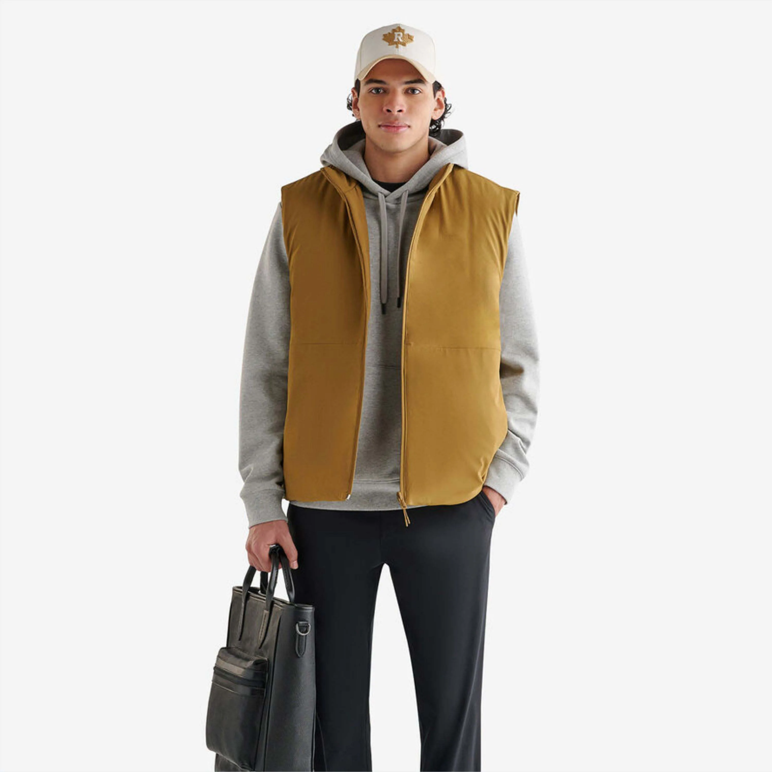 Men Lightweight Insulated Vest - Warm and Breathable, Perfect for Layering During Outdoor Activities and Cold Weather