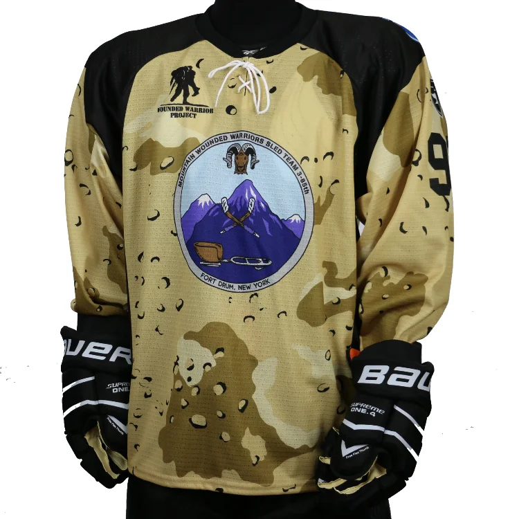 Wholesale Ice Hockey Goalkeeper Uniform Breathable Sublimation Mesh Fabric Ice hockey Jersey