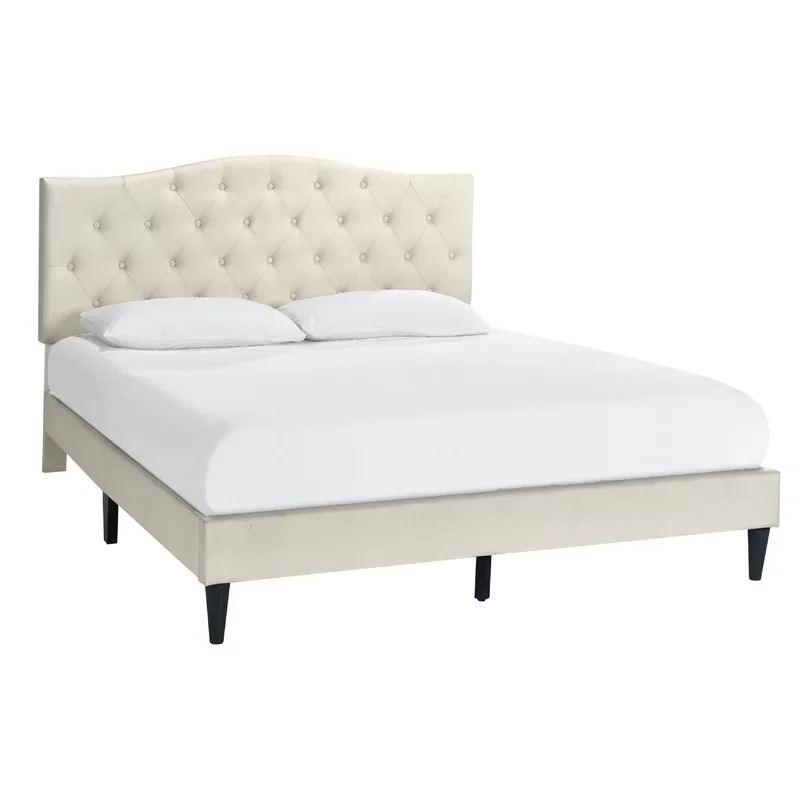 Modern Bedroom Set Headboard Bed Platform Twin Full Queen California King Size Upholstered Bed