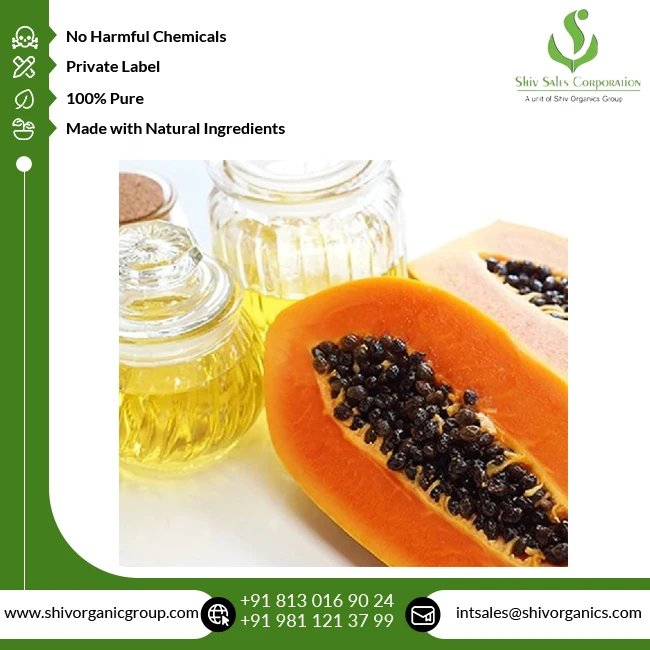 Factory Price Good Quality Wholesale Supply Best Selling 100% Pure and Natural Papaya Essential Oil for Cosmetic Industry