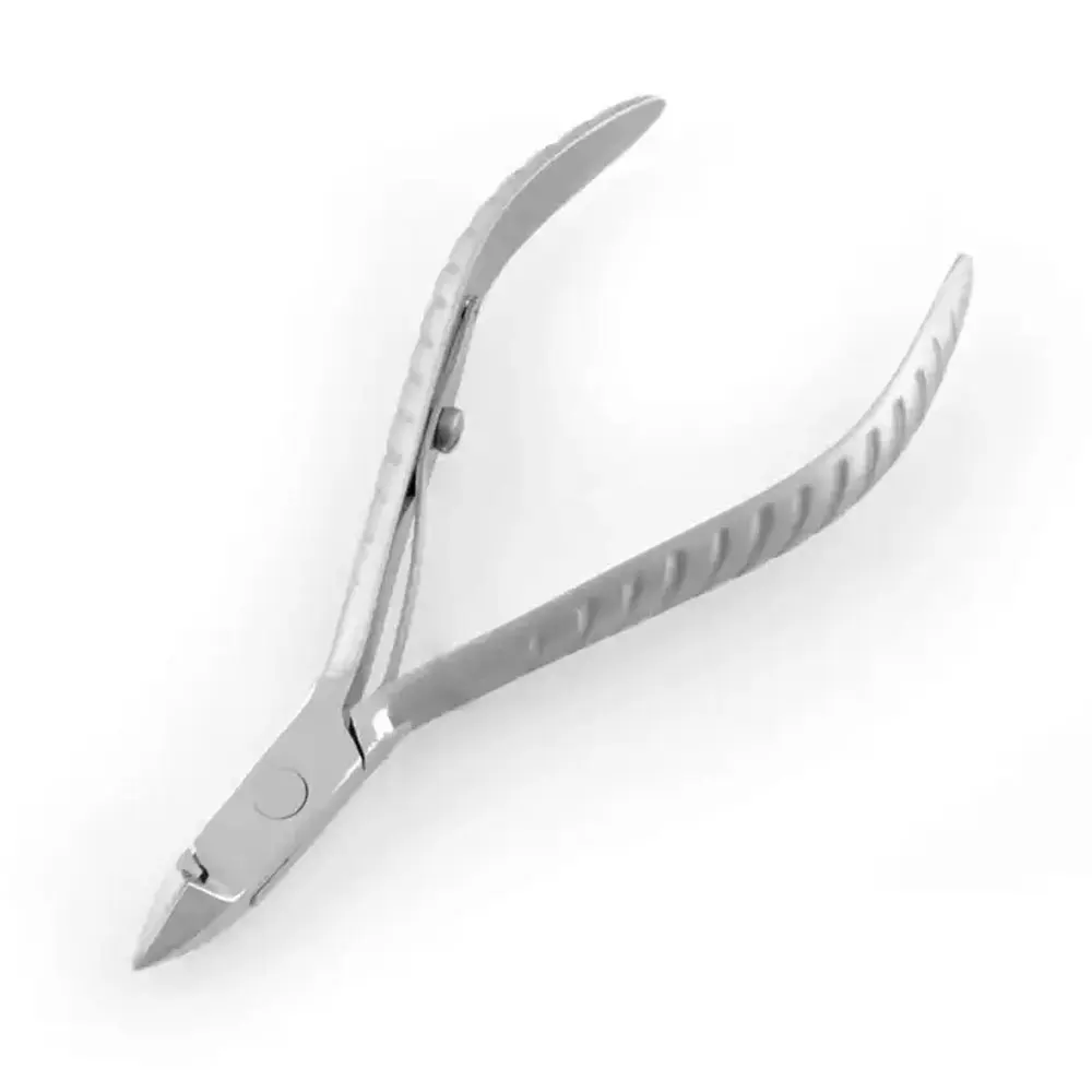 Precision Cuticle Nipper & Dead Skin Remover - Medical Grade Stainless Steel Nail Clipper - 9mm Jaw, Single Spring