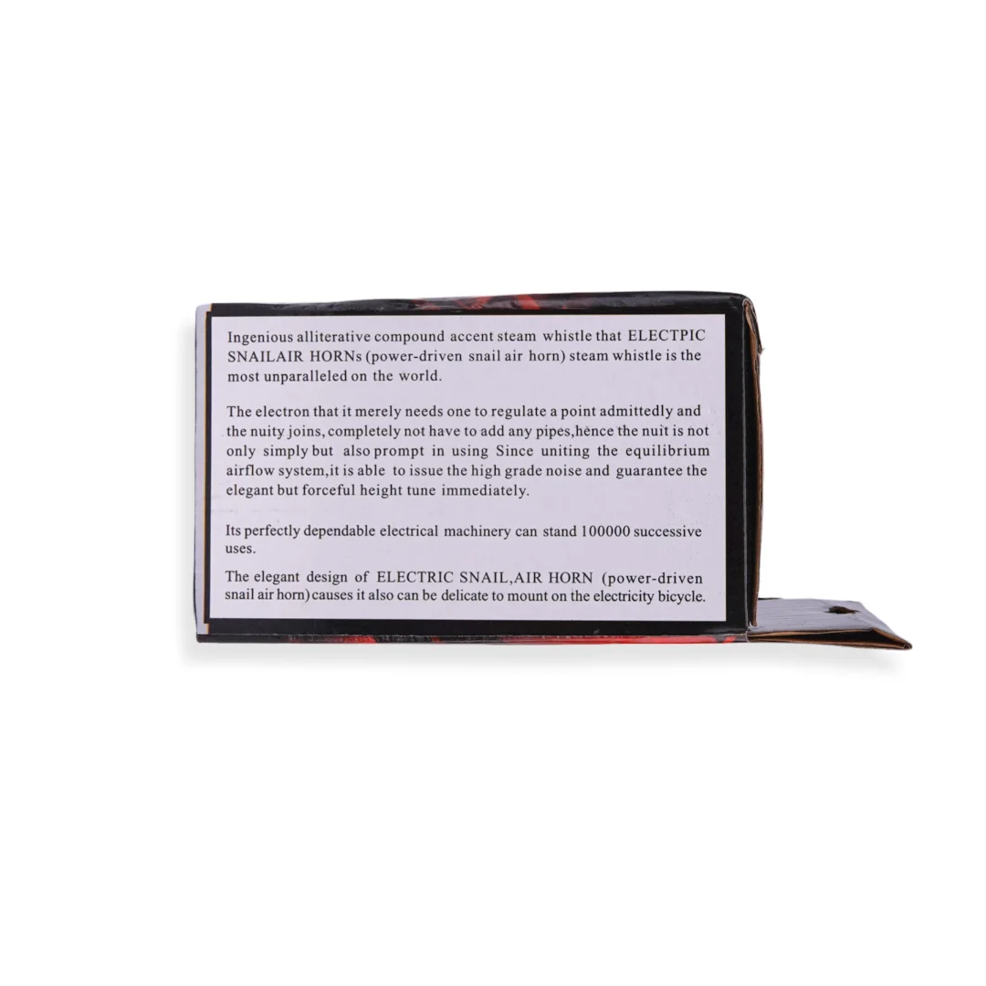 Electronic new loud Snail horn set 12 V  double tone car bike truck boat whistle double truck  horn-Two way-2pcs