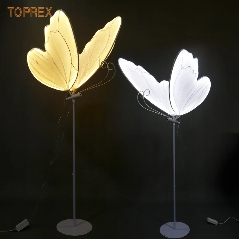 Customizable Size Large Butterfly decorative lamps giant led light up bright butterflies other wedding decorations events
