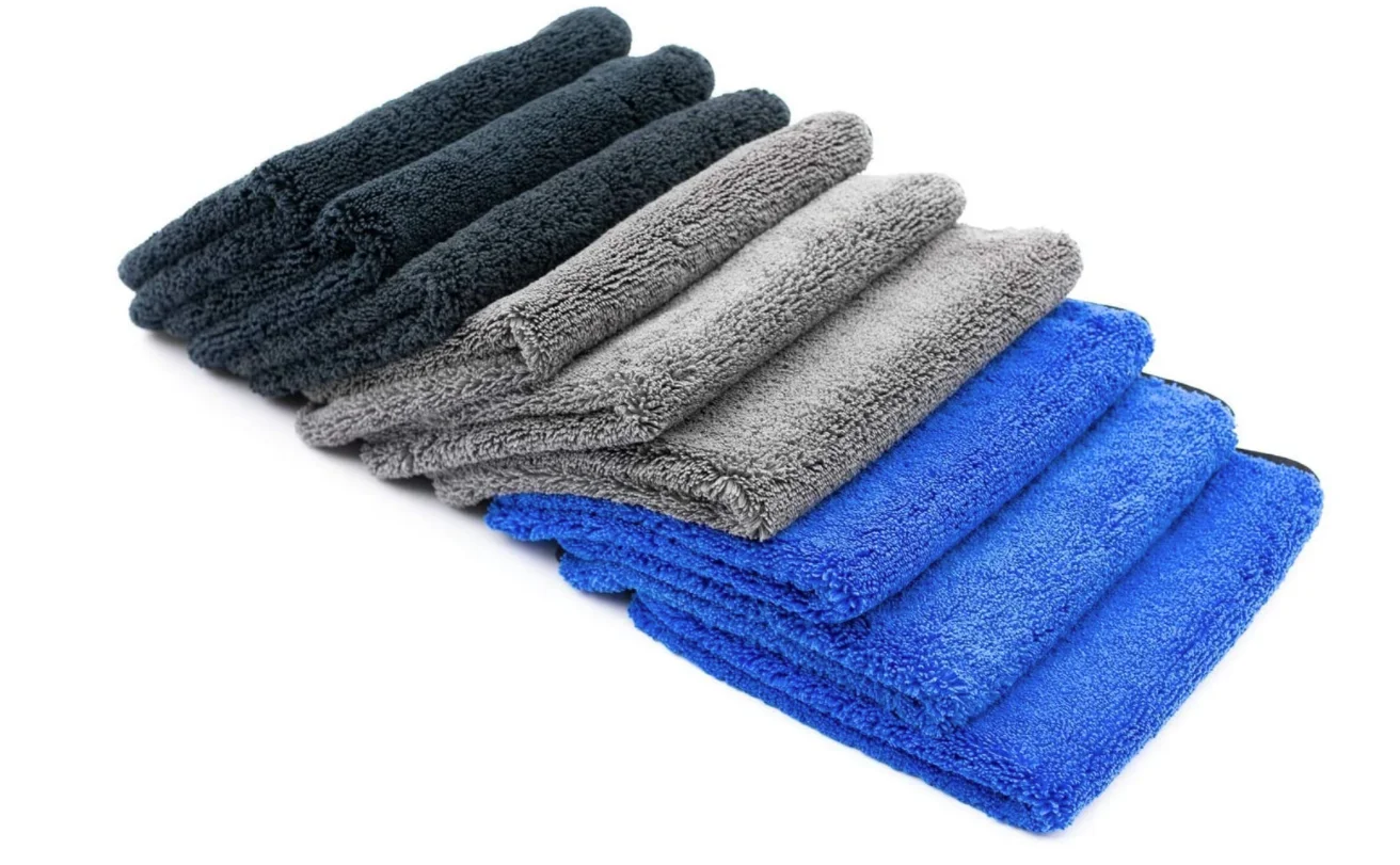 OEM Detailing 400GSM 40x40 Car Microfiber Cleaning Cloth Microfibre Towel with edgeless