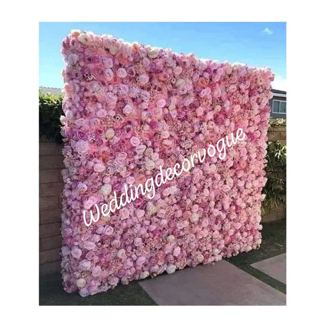 Indian Handmade Artificial Marigold Flower Garland Wedding Party Decoration Wall Decor