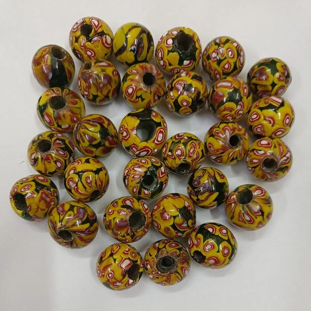 Mixed wholesale big hole beads Handmade Furnace Beads for Jewelry on sale Design from india manufacture Furnace Beads